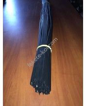 Kapillárcső (spagetticső) 3,2x0,9mm 90cm fekete