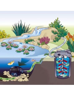 Pontec PondoPress 15000 Szett 11W UVC lámpával