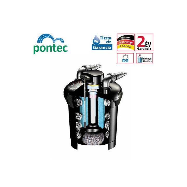 Pontec PondoPress 15000 Szett 11W UVC lámpával