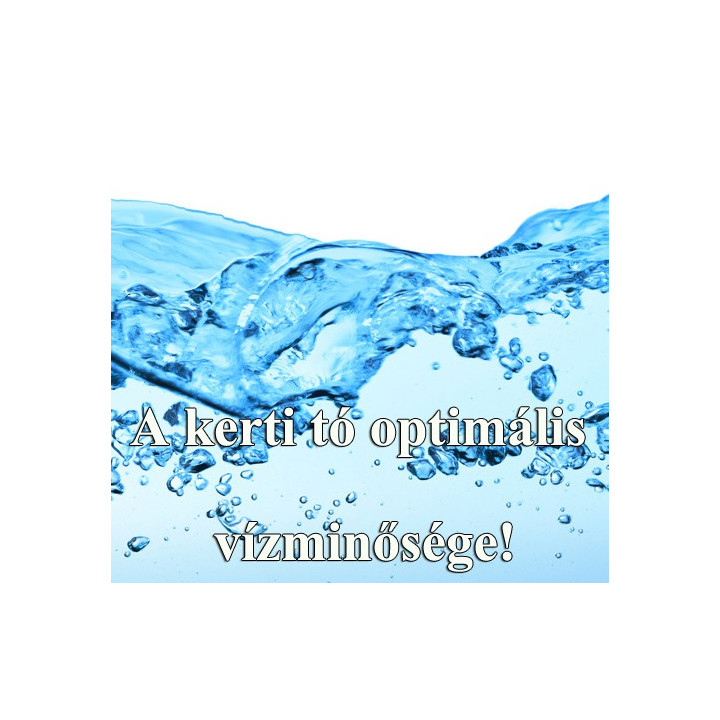 A kerti tó optimális vízminősége!