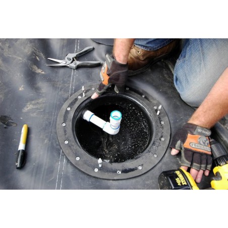 Alsó leeresztő, összefolyó idom 190/50mm