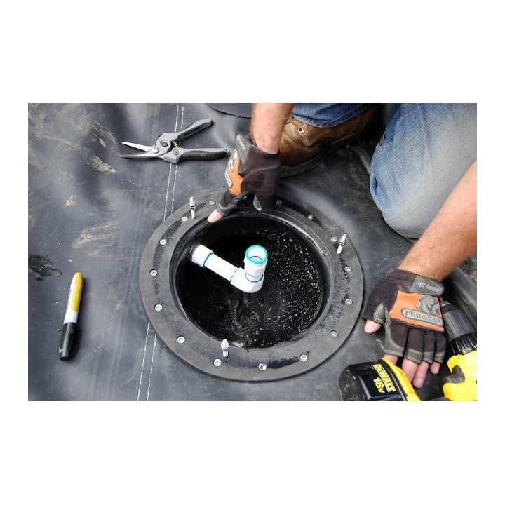 Alsó leeresztő, összefolyó idom 190/63mm