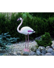 Álló flamingó, 88 cm - Élethű műanyag madárfigura