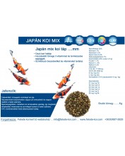 Japán mix koi táp 3mm (1Kg)