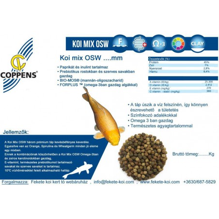 Coppens Koi Mix OSW 3 mm ( 15 kg )