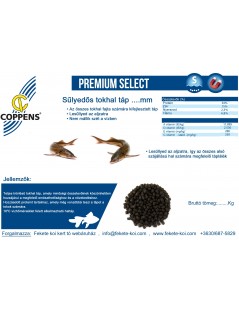 Coppens Premium Select süllyedős tokhal táp 8 mm ( 15 kg )