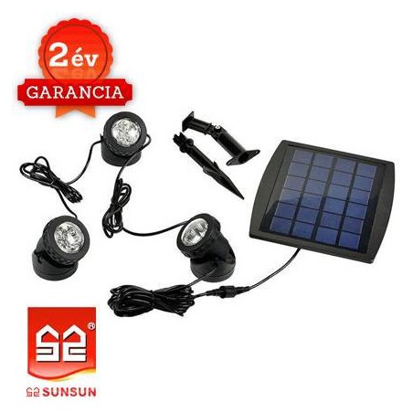 Solar Lámpa 3db-os (fehér fényű)