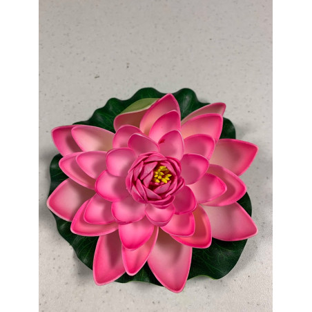 Élethű polifoam Nagy tavirózsa 18cm, Pink