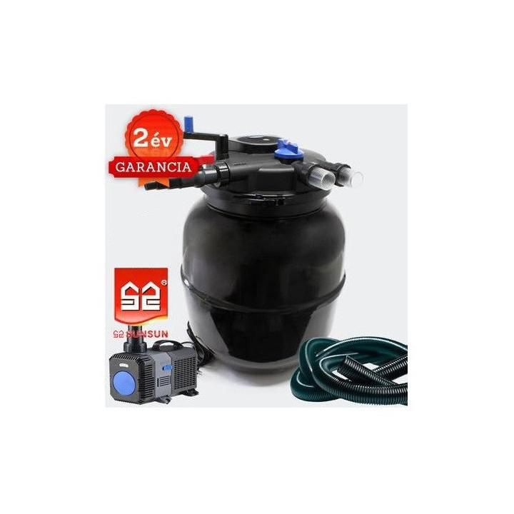 CPF 50000 (55W UVC) nyomásszűrő szett 1. (CTP-12000+4m 32 bordás tömlő)