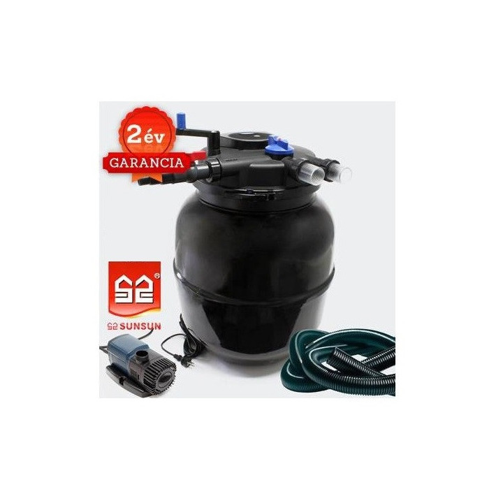 CPF 50000 nyomásszűrő szett 4. Nagyobb vízeséshez (JTP-14000+4m 32 bordás tömlő)