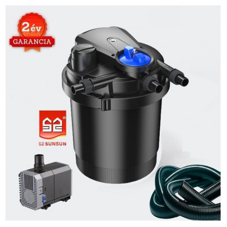 CPA 2500 (11W UVC) nyomásszűrő szett 1.(CHJ-2500+4m 25 bordás tömlő)