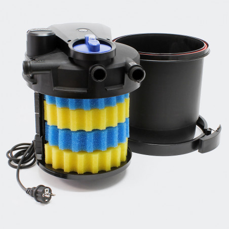 CPA 2500 (11W UVC) nyomásszűrő szett 1.(CHJ-2500+4m 25 bordás tömlő)