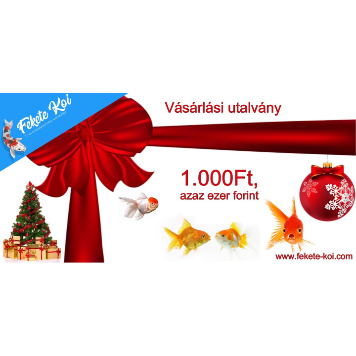 Vásárlási utalvány 1000 Ft értékben