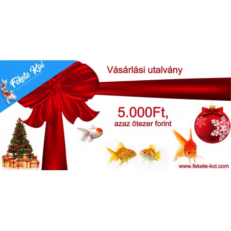 Vásárlási utalvány 5000 Ft értékben