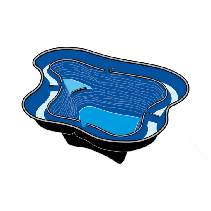 Calmus SIII 350 literes műanyag tómeder