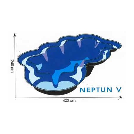 Neptun V 3800 literes műanyag tómeder