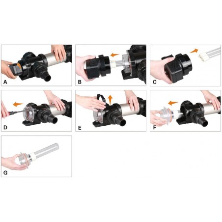 Trafó,kábel,foglalat CUV-724 uvc lámpához