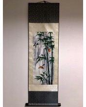 Vászontekercses Bambuszos kép 90x30cm