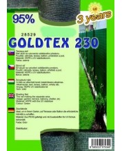 Belátásgátló, szélfogó és árnyékoló háló GOLDTEX 230 1 m x 50 m 95% / 28527