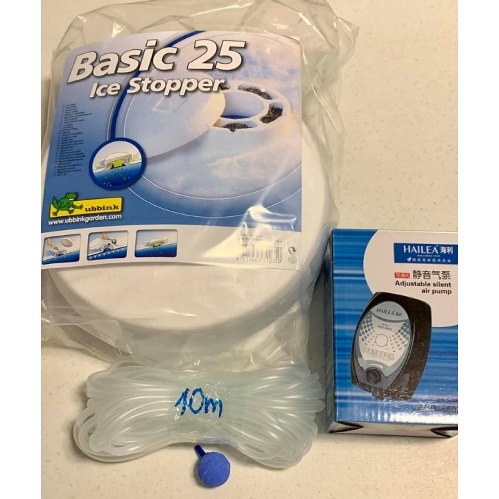 Téli befagyásgátló szett kerti tavakhoz (Basic 25/ACO-6602/1db25mm/10m4/6 cső)