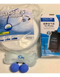 Téli befagyásgátló szett kerti tavakhoz (Basic 25/ACO-5504/2db50mm/10m4/6 cső)