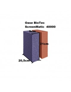 Oase BioTec ScreenMatic (12) 40000  csereszivacs (piros és lila)