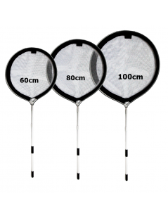 Nagyméretű teleszkópos háló (80 cm-es fej, 160-300cm teleszkópos nyéllel)