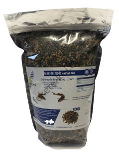 Tavi süllyedős haltáp mix 3 mm  (fekete-barna ) ( 1 kg )