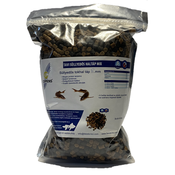 Tavi süllyedős haltáp mix 6 mm ( fekete-barna ) ( 1 kg )