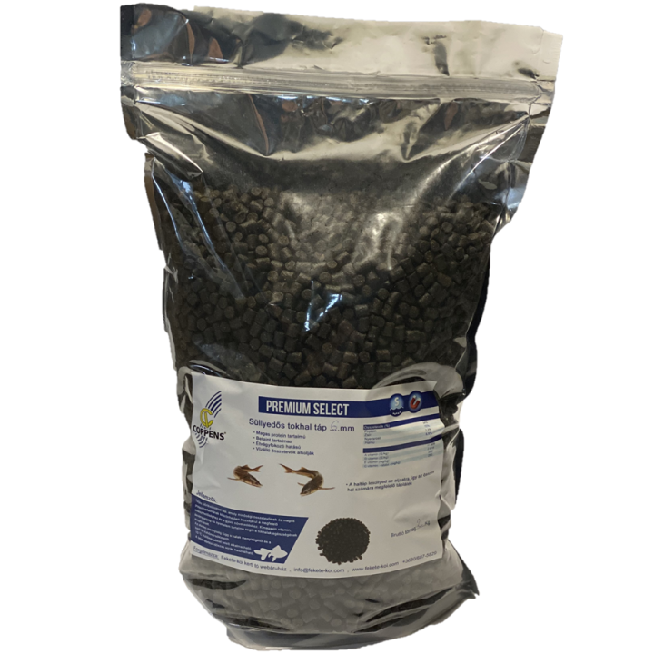Coppens Premium Select süllyedős tokhal táp 6 mm ( 2 kg )