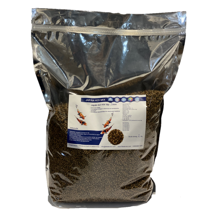 Japán mix koi táp 3 mm ( 2 kg )