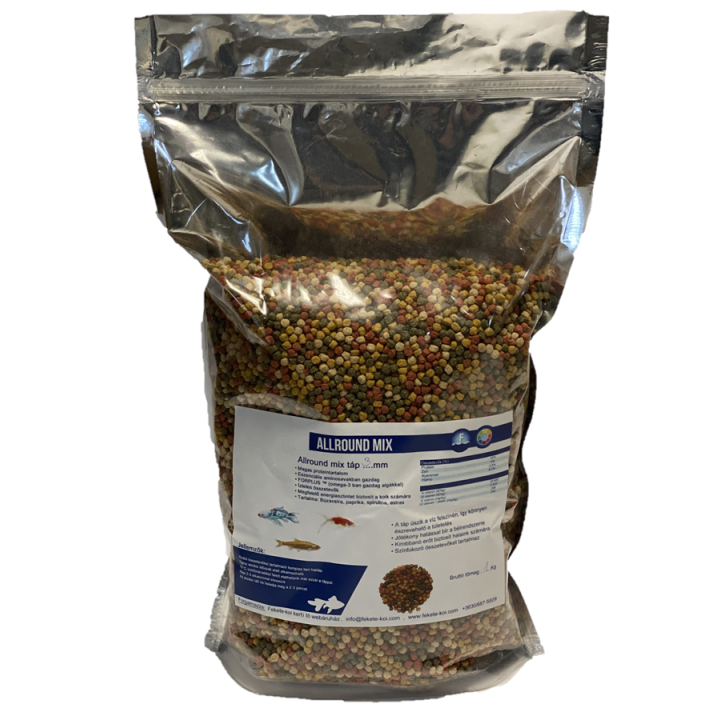 Allround mix lebegő haltáp 3 mm  ( 1 kg )