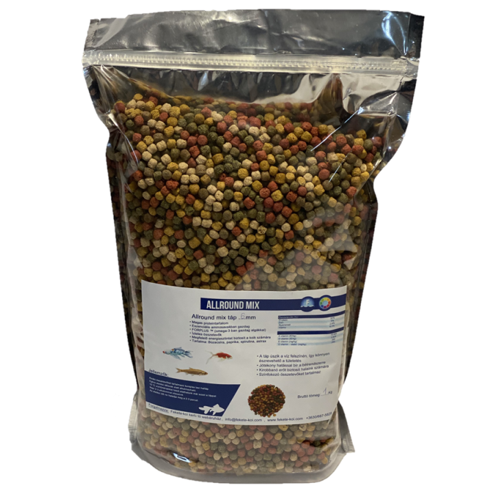 Allround mix lebegő haltáp 6 mm ( 1 kg )