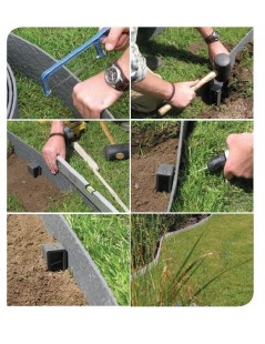 ECOLAT ECOPIC H ALAKÚ MŰANYAG CÖLÖP 38 CM X 4 CM X 4 CM ( BARNA )