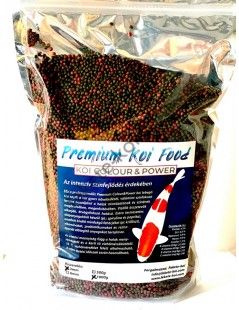Koi Colour & Power 3 mm 1000 g színfokozós haltáp