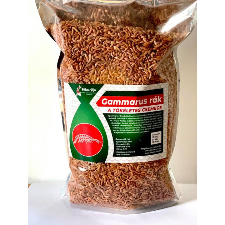 Szárított gammarus rák 300 g ( 2000 ml )