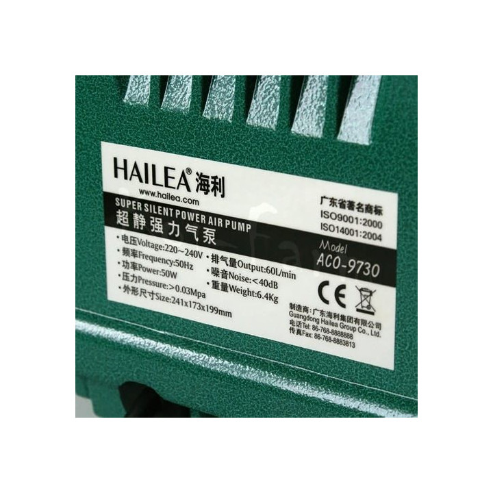 Hailea ACO-9730 légpumpa 60 L/min (50W)