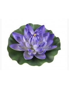 Tavirózsa  virág lila színű úszó 28 cm (123593)