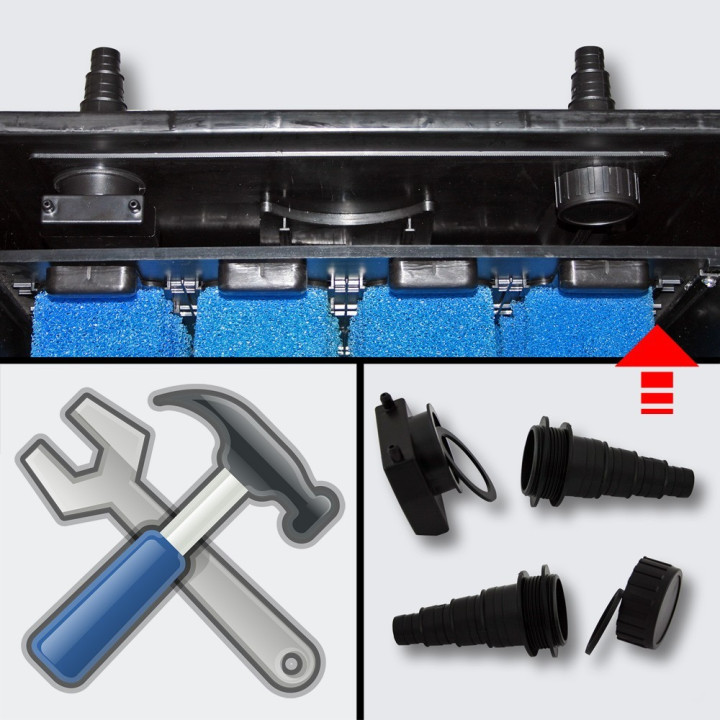 SunSun CBF- 550 (40 000) kerti tó átfolyós gravitációs szűrő