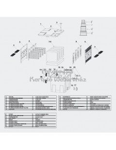 SunSun CBF 350 (12 000) kerti tó átfolyós gravitációs szűrő