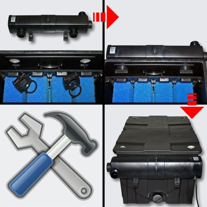 SunSun CBF 350C (60 000)  kerti tó átfolyós gravitációs szűrő