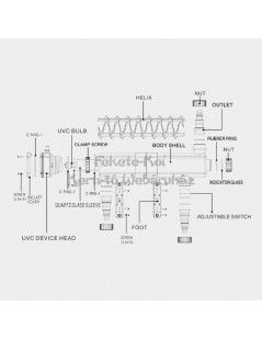 Sunsun öntisztítós UV-C lámpa 24W (CUV-224)
