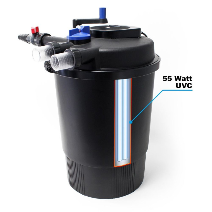 CPF 30000 (60 000) nyomásszűrő 55W UVC lámpával