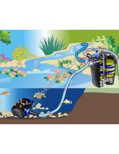 CPF 30000 (60 000) nyomásszűrő 55W UVC lámpával