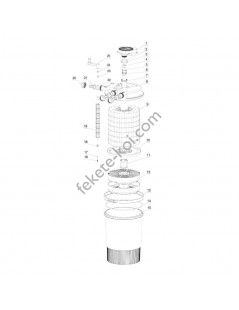 CPF 30000 (60 000) nyomásszűrő 55W UVC lámpával