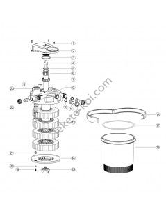 CPA 2500 (6 000) automata nyomásszűrő 11W UVC lámpával