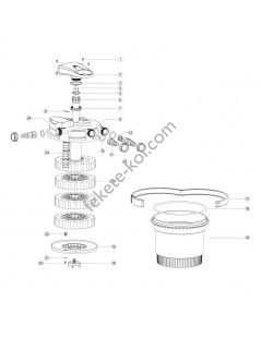 CPA 5000 (8 000) automata nyomásszűrő 11W UVC lámpával