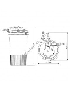 CPA 15000 (30 000) automata nyomásszűrő 18W UVC lámpával