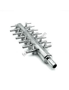 Inox levegő csap 12-es 4/6mm