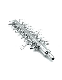 Inox levegő csap 18-as 4/6mm